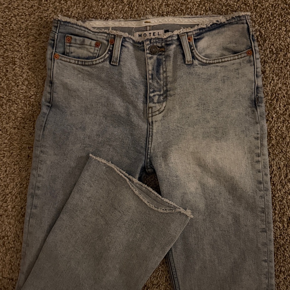 Motel Rocks Frayed Jeans - Picture 5 of 5